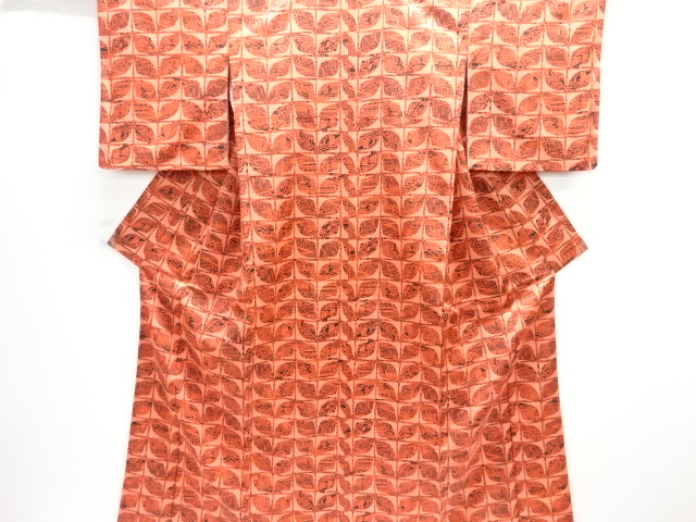 JAPANESE KIMONO / KOMON / LEAVES